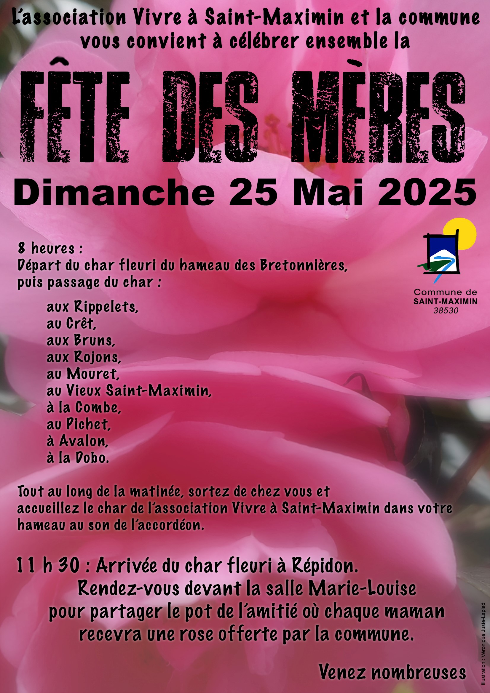 Fêtes des mères 2025 - dimanche 25 mai